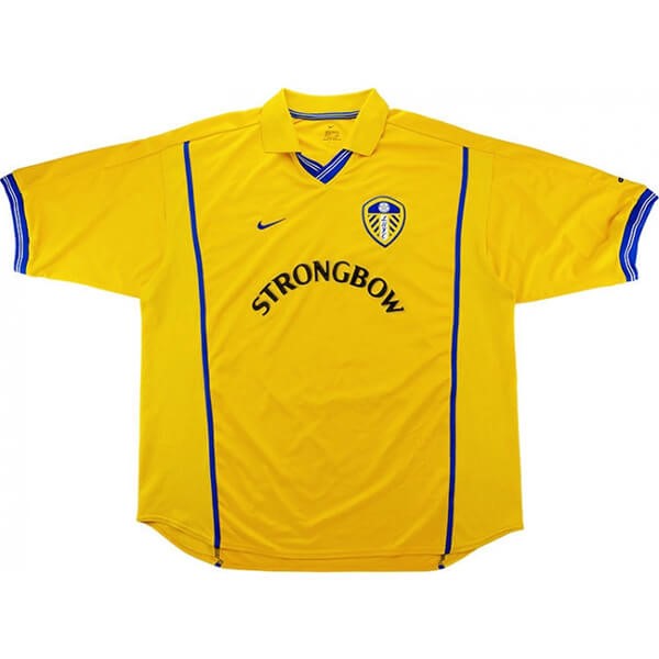 Tailandia Camiseta Leeds United 1st Retro 2000 2002 Amarillo